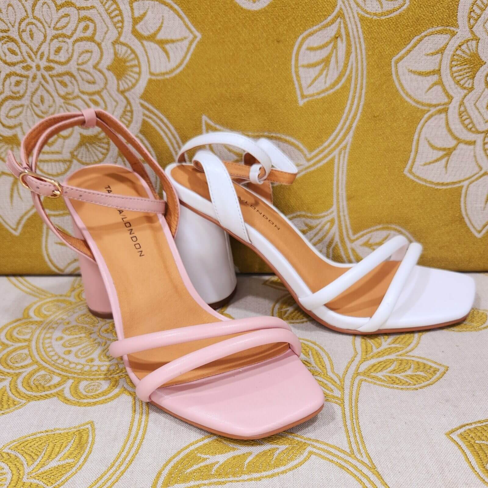 Buy Green Heeled Sandals for Women by Acai Online | Ajio.com